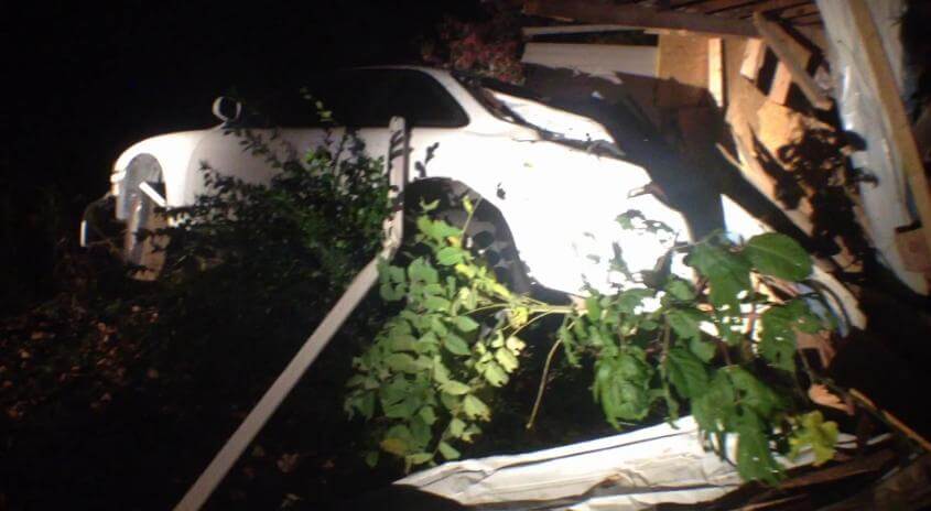 VIDEO: Car Crashes Into Home In Greenbrier