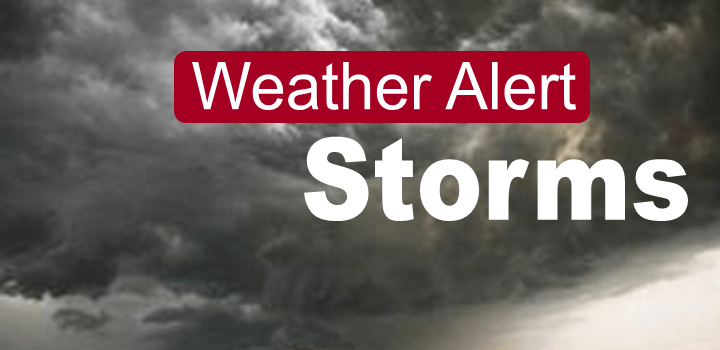 Weather Alert: Strong Winds & Severe Storms Expected Tuesday Night