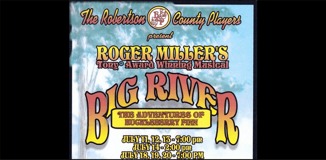 RC Players Presents “Big River” The Adventures Of Huckleberry Finn (SEE Promotional Video)