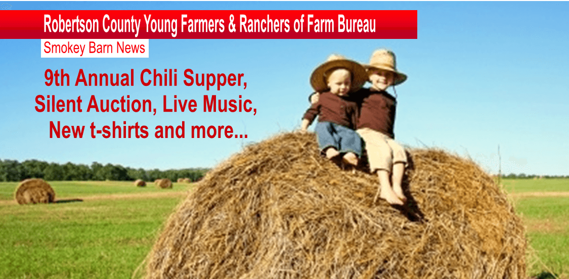 Young Farmers & Ranchers 9th Annual Chili Supper, Auction & Live Music!