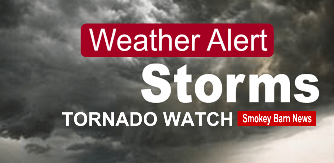 Storms Rolling In & Tornado Watch Is In Effect Until 3am