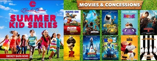 Kids Summer movie series