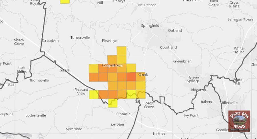 1000 In Coopertown Without Power Monday Night