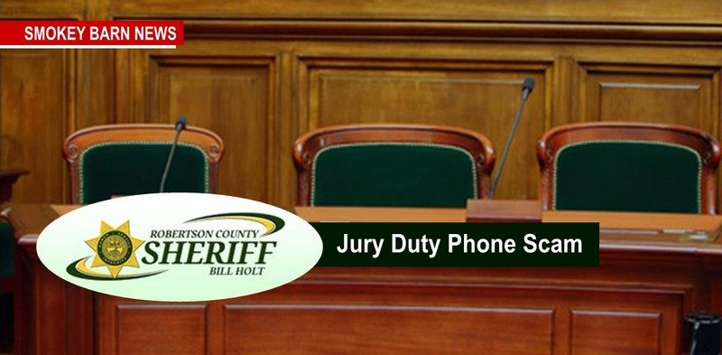 Jury Duty Scam Hits Robertson County