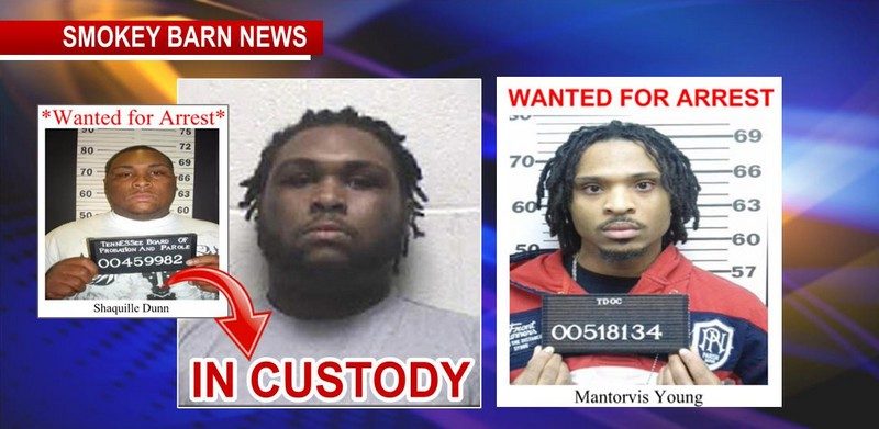 Shaquille Dunn Arrested Still wanted Mantorvis Young