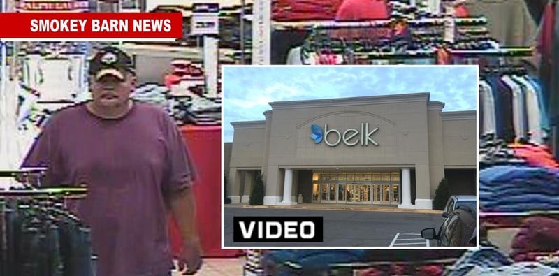 Alleged Belk Thief Walks With Over $900 In Clothes