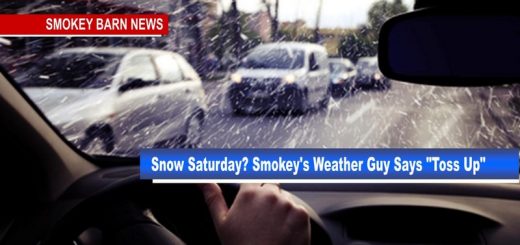 Snow Saturday? Smokey's Weather Guy Says "Toss Up"