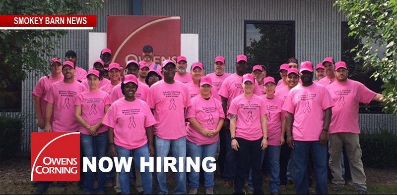 Owens Corning Now Hiring Production Associates