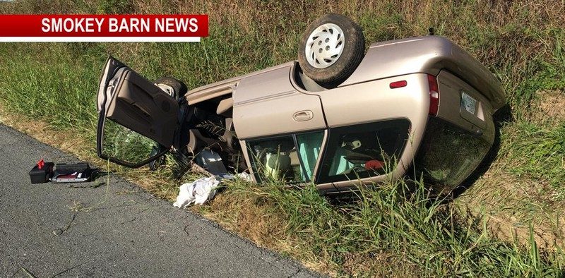 Two Hospitalized In Springfield Rollover Crash