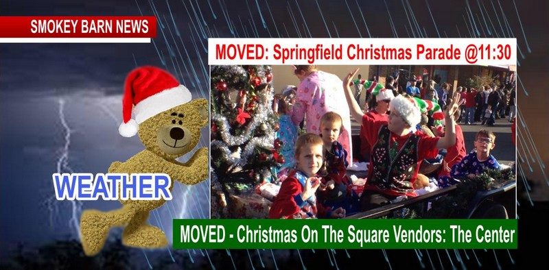 PARADE ALERT: Springfield Christmas Parade & Square Events MOVED Due To Pending Weather