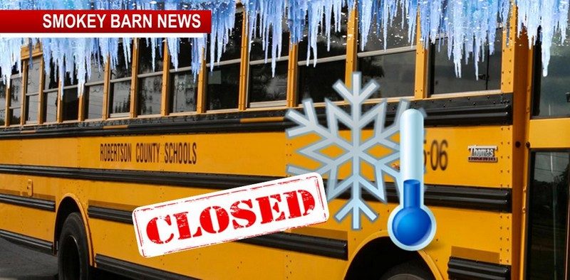 Robertson County Schools Close Thurs. & Fri. Due To Frigid Temps