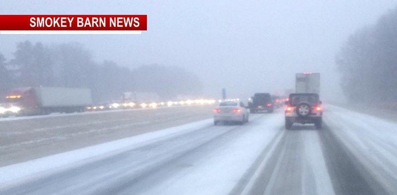 Icy Roads Across Robertson County Make Travel Treacherous 