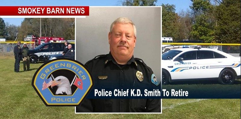 Greenbrier Police Chief K.D. Smith Announces Retirement