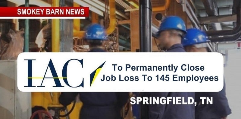 IAC Closing Springfield Facility Eliminating 145 Jobs