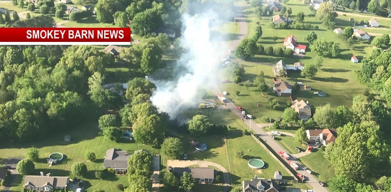 Massive Fire Destroys Springfield Home Friday