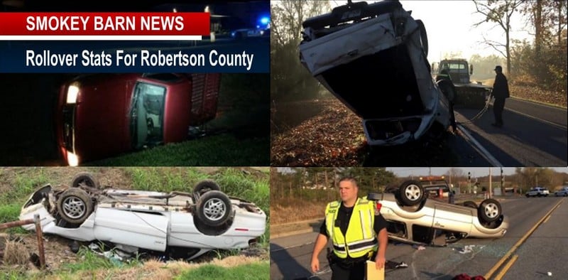 Rollover Crashes In Robertson County (A Look At The Numbers)