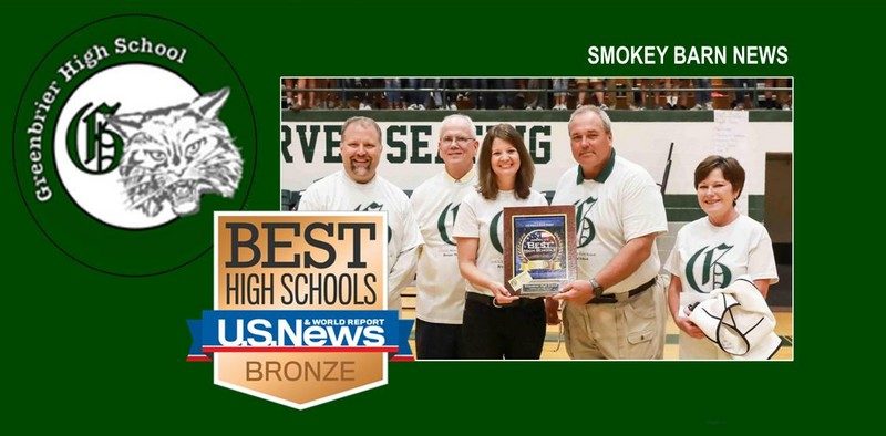 Greenbrier High: Named Top Performing US School