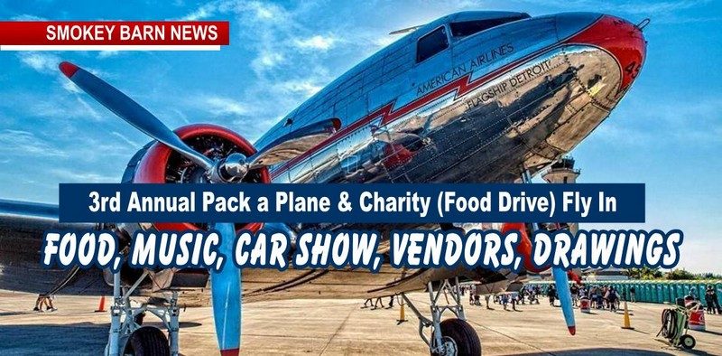 3rd Annual Pack a Plane & Charity Fly In & Car Show and Shine