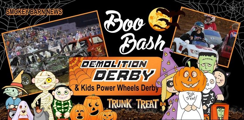 Demo Derby Boo Bash, Trunk OR Treat & Kids Power Wheels Derby Oct. 27th At Fairgrounds