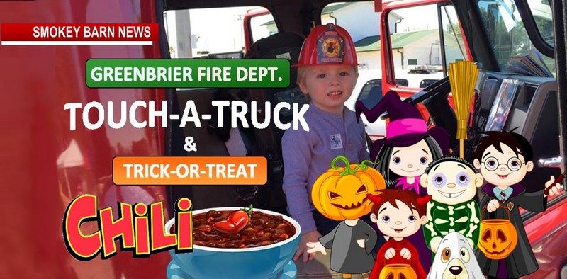 Greenbrier Fire Dept. Invites Community To "Touch A Truck, Trick Or Treat & Chili