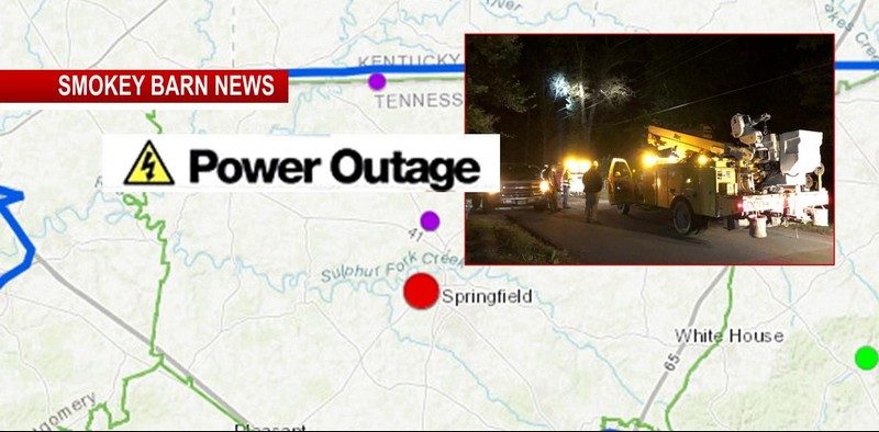 Over 900 Without Power In Springfield Saturday Night