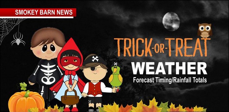 Trick or Treat Forecast: Timing Of Rain, Flood Watches & Indoor Events