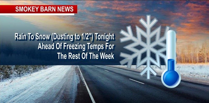 ALERT: Frigid Temps-Light Snow Tonight (Pets-Pipes-Plants)