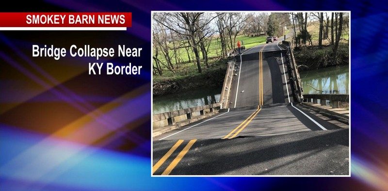 Bridge Collapse Closes Highland Rd Near KY Border