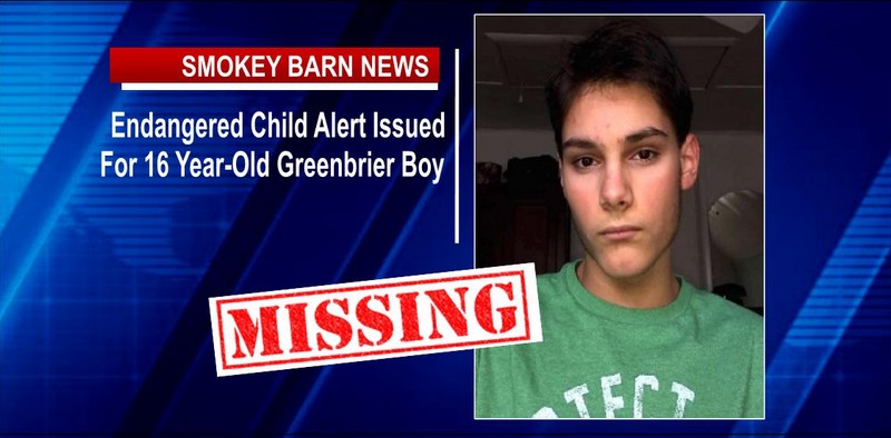 (FOUND) TBI Issues Greenbrier Endangered Child Alert