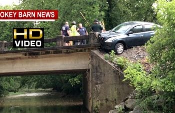 Driver Misses Creek By Inches On Lahr Rd In Springfield