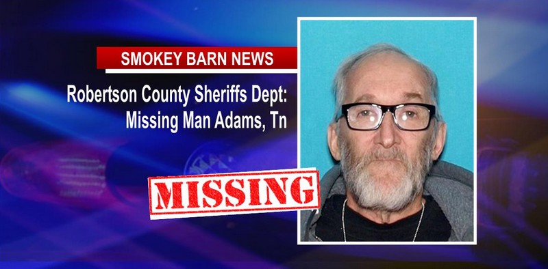 MISSING ADULT ALERT (Adams Tennessee)