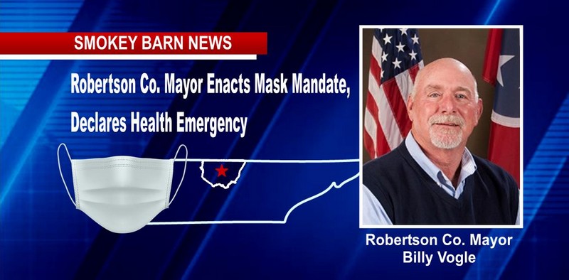 Robertson Co. Mayor Enacts Mask Mandate, Declares Health Emergency 