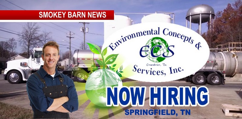 Now Hiring - Springfield's Environmental Concepts & Services