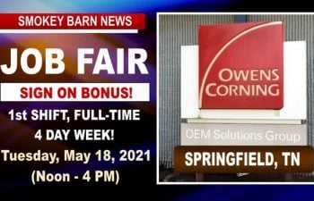 Owens Corning: Job Fair (May 18) Sign On Bonus-Great Benefits