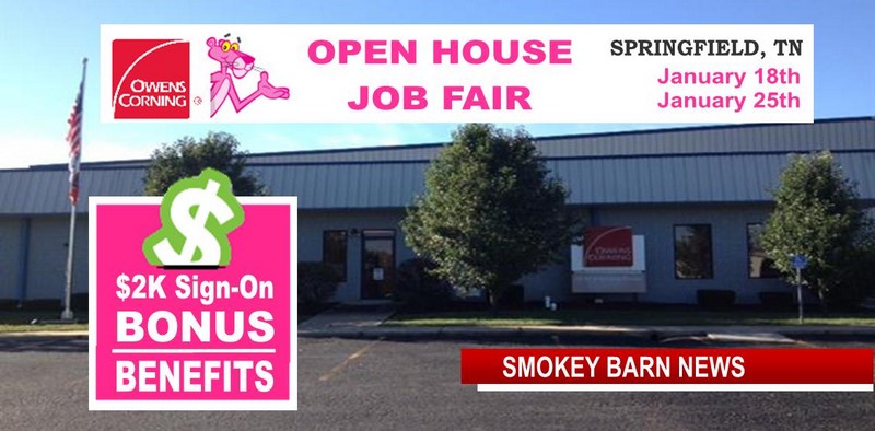 Owens Corning Job Fairs - 2K Sign-On Bonus & Benefits