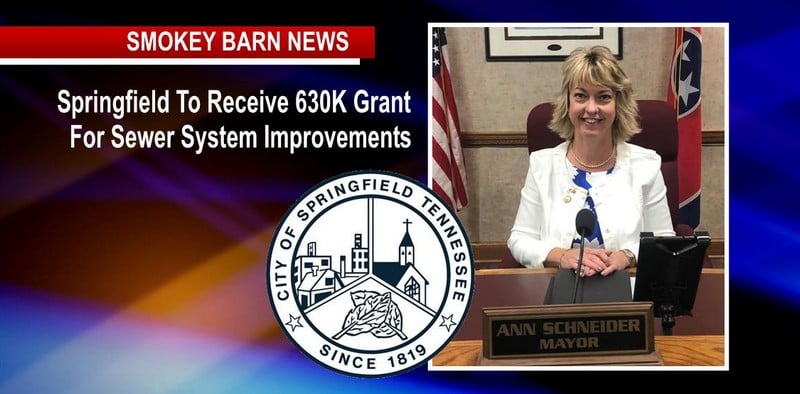 Springfield To Receive 630K Grant For Sewer System Improvements