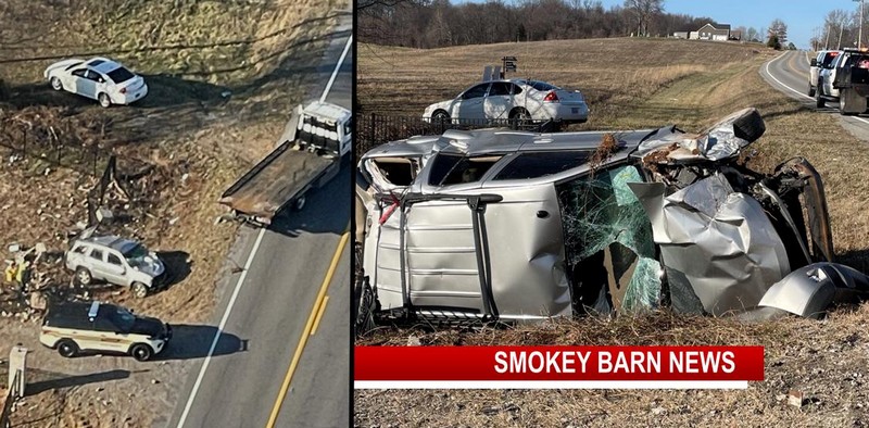 HWY 161 Reopens Following Rollover Crash Near Barron Plains