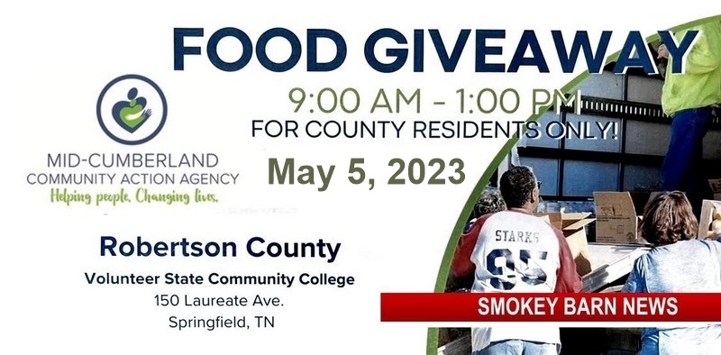 Friday, May 5th: FREE Food Giveaway Event By Mid Cumberland Community Action