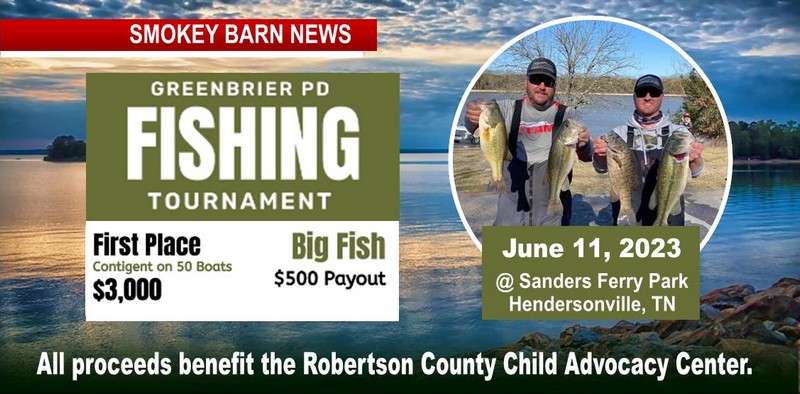 Register Today: Greenbrier Police Dept. 2nd Annual Benefit Fishing Tournament