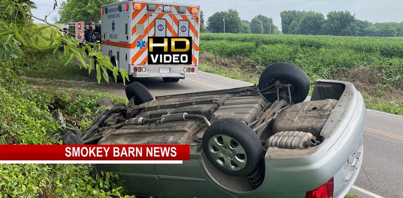 Teen Driver OK After Youngville Rd Rollover