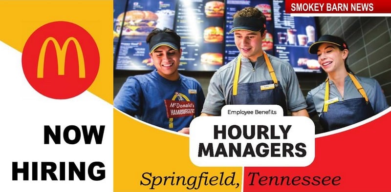 Now Hiring Shift and Hourly Managers (Springfield McDonalds)