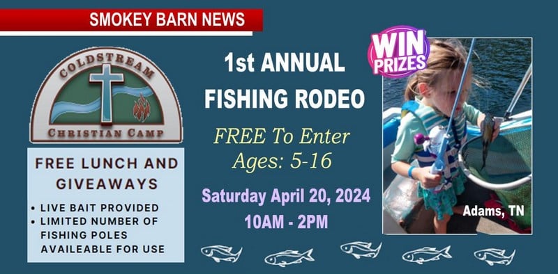 1st Annual Youth Fishing Rodeo (Free Lunch & Giveaways) - Smokey Barn News