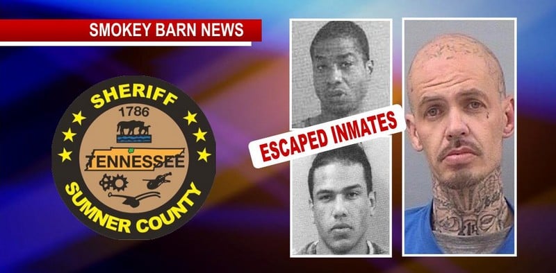 3 Inmates Escape From Sumner County Jail