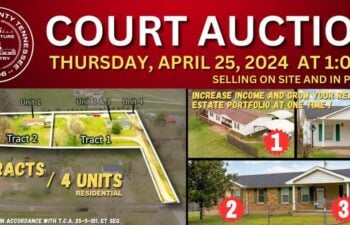 GREENBRIER: Auction: (2) TRACTS (4) Units – Potential Income Producing