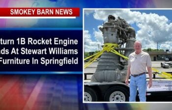 Saturn 1B Rocket Engine Lands At Stewart Williams Furniture In Springfield