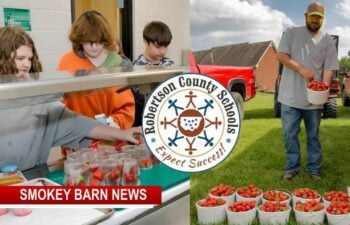 Robertson Co. Schools Partner with Local Farm for Fresh Strawberries