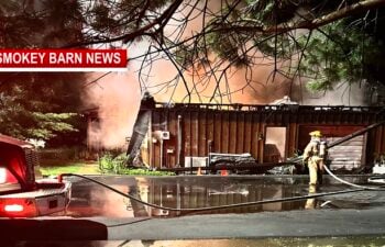 Cross Plains Area Home Engulfed In Flames Early Sunday