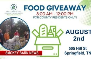 Friday, Aug. 2nd: FREE Food Giveaway Event By Mid Cumberland Community Action