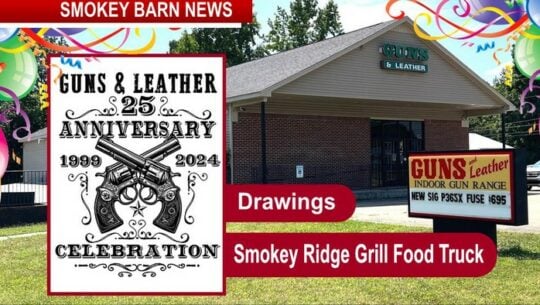 Drawings & Specials! Guns & Leather Celebrate 25th Anniversary (Aug. 2nd-3rd)
