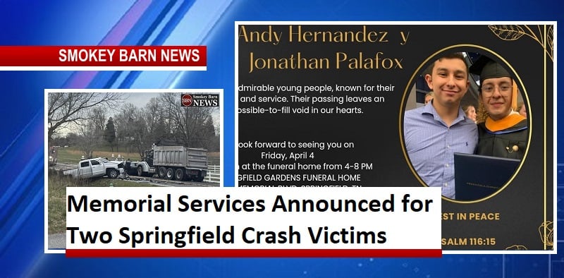 Memorial Services Announced for Two Springfield Crash Victims
